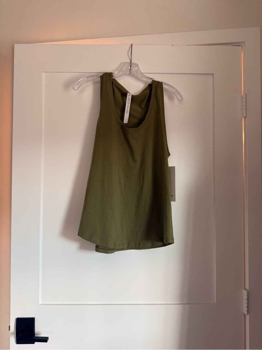 lululemon athletica Olive Green Scoop Neck Love Tank